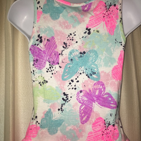 Retired Justice size 12 tank tulle dress butterfly love girls Kids - Picture 5 of 5